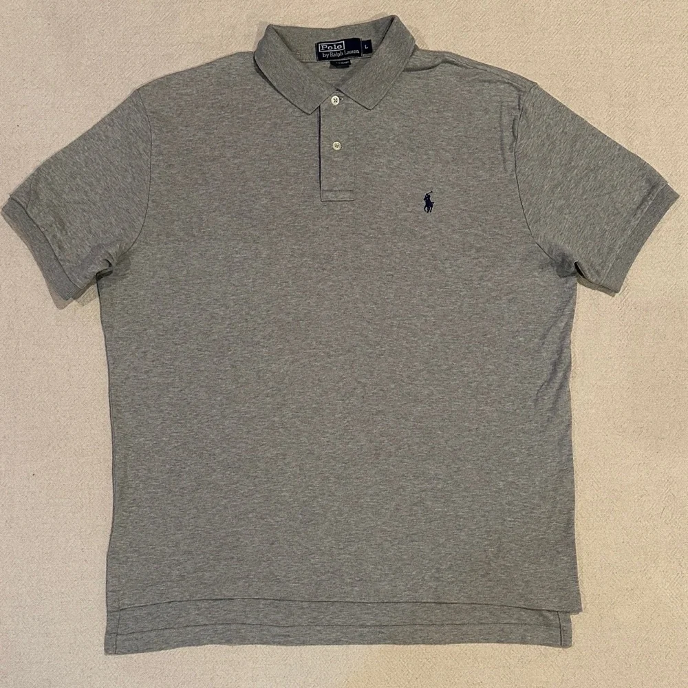 Polo by Ralph Lauren Heather Gray Polo Shirt L